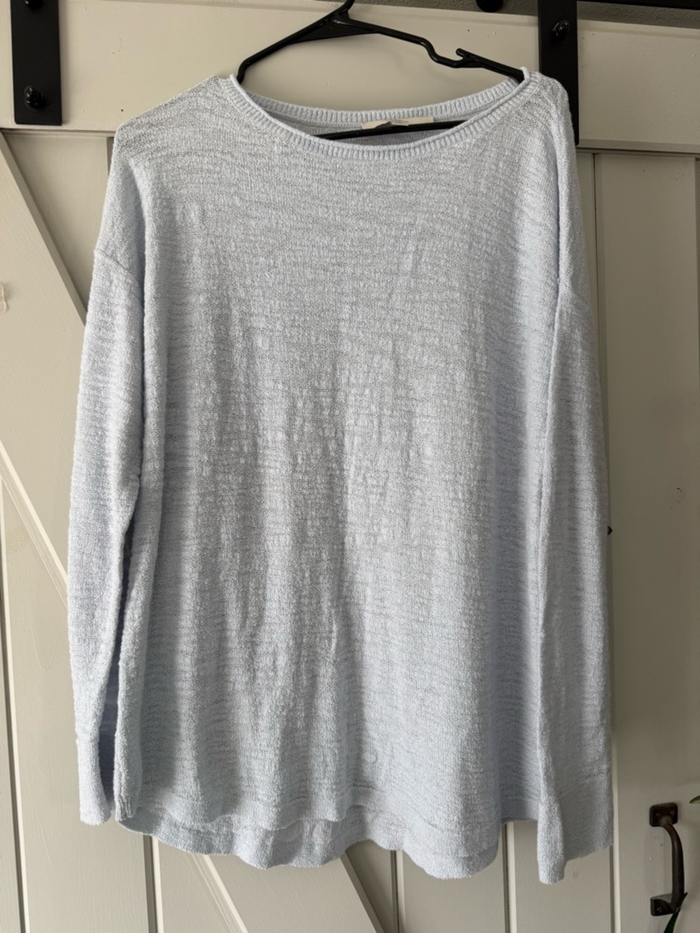 LOFT Soft Light Blue Knit Sweater